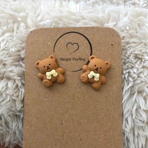 Teddy Bear Earrings